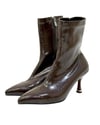 Streç 7 Cm Rahat Topuklu Stiletto Bot