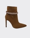 Süet 10 Cm Topuklu Stiletto Bot