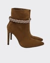 Süet 10 Cm Topuklu Stiletto Bot