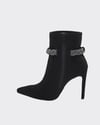 Süet 10 Cm Topuklu Stiletto Bot