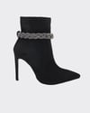 Süet 10 Cm Topuklu Stiletto Bot