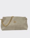 Süet Tasarım Sade Clutch