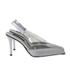 Taş Detaylı Şeffaf Stiletto