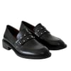Taş İşlemeli 3 Cm Topuklu Loafer