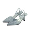 Taş İşlemeli Şeffaf Rahat Stiletto