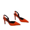Turuncu 10 Cm Rahat Topuklu Stiletto