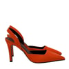 Turuncu 10 Cm Rahat Topuklu Stiletto