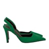 Yeşil 10 Cm Rahat Topuklu Stiletto