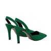 Yeşil 10 Cm Rahat Topuklu Stiletto