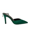 Yeşil 10 Cm Topuklu Rahat Stiletto
