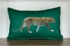 E812A YEŞİL ZEMİN GOLD BİYELİ LEOPAR