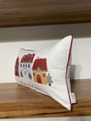 H1064 KURABİYE EVLER ÇİFT TARAFI DİJİTAL BASKILI KENARLARI BİYELİ-5030
