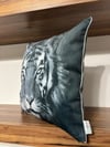 H1274 GRİ KAPLAN BAŞI DESEN
