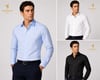 Daniel Bessi 995 Slim Fit %100 Pamuk Twill Non-Iron Ütü Gerektirmeyen Gömlek