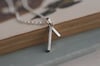 GÜMÜŞ ÖZEL TASARIM VİKİNG LAGUZ RUNE KOLYESİ