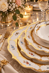 HERITAGE 60 PARÇA 24 K ALTIN YEMEK TAKIMI 
