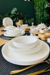 Modern Sade 94 Parça 12 Kişilik Yemek Ve Kahvaltı Takımı