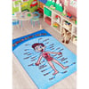 200*290 Cm Ebat HalılarKMH226ANATOMİ  MAVİ BUKLE