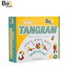 Ahşap Renkli Tangram Oyunu