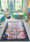 confetti su altı halı| kreş marketi www.kreşmarketi.com100*150 Cm Ebat HalılarKMH279Street Game 