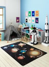Dünya Haritalı Halı  www.kreşmarket.com133*190 Cm Ebat HalılarKMHC0019Gezegenler 133*190 Halı