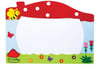 Figürlü Yazı TahtasıKMY025Mantar Ev Yazı Tahtası