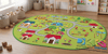Oval City Yeşil Bukle 200x290 cm