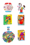 Oyun Arkadaşım 6'lı Set (3 Ay ve Üzeri) Bebek Çocuk Eğitici Seti 
