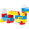 Plastik Lego ve Blok SetleriKMD5020Dolu Baskılı Torbada Büyük Bloklar 100 Parça