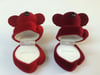 KADİFE KOALA YÜZÜK KUTUSU, VELVET KOALA JEWELRY RING BOX , SUEDE KOALA JEWELRY RING BOX