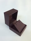 DERİ KÜPE KUTUSU, KÜPE KUTUSU, DERİ MÜCEVHER KUTUSU, LEATHER EARING BOX, EARING BOX FOR JEWELRY 