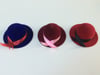 KADİFE BAYAN ŞAPKA YÜZÜK KUTUSU, VELVET WOMAN HAT JEWELRY RING BOX , SUEDE WOMAN HAT JEWELRY RING BOX