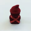 KADİFE KARDAN ADAM YÜZÜK KUTUSU, VELVET SNOWMAN JEWELRY RING BOX , SUEDE SNOWMAN JEWELRY RING BOX