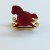 KADİFE AT YÜZÜK KUTUSU, VELVET HORSE JEWELRY RING BOX , SUEDE HORSE JEWELRY RING BOX