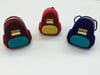KADİFE SIRT ÇANTASI YÜZÜK KUTUSU, VELVET BACKPACK JEWELRY RING BOX , SUEDE BACKPACK JEWELRY RING BOX