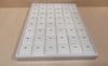 48'Lİ PLASTİK KOLYE UCU TABLASI , 48 PCS PLASTIC PENDANT TRAY FOR JEWELRY