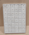 48'Lİ PLASTİK KOLYE UCU TABLASI , 48 PCS PLASTIC PENDANT TRAY FOR JEWELRY