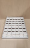 48'Lİ PLASTİK KÜPE TABLASI , 48 PCS PLASTIC EARING TRAY FOR JEWELRY