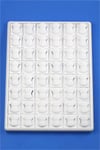 48'Lİ PLASTİK YÜZÜK TABLASI , 48 PCS PLASTIC RING TRAY FOR JEWELRY  