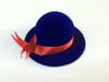 KADİFE BAYAN ŞAPKA YÜZÜK KUTUSU, VELVET WOMAN HAT JEWELRY RING BOX , SUEDE WOMAN HAT JEWELRY RING BOX