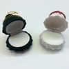 KADİFE ÇAM AĞACI YÜZÜK KUTUSU, VELVET PINE TREE JEWELRY RING BOX , SUEDE PINE TREE JEWELRY RING BOX