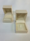 DERİ YÜZÜK KUTUSU, DERİ MÜCEVHER KUTUSU, LEATHER RING BOX FOR JEWELRY 