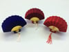 KADİFE YELPAZE YÜZÜK KUTUSU, VELVET FAN JEWELRY RING BOX , SUEDE FAN JEWELRY RING BOX