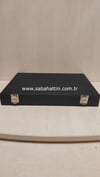 CAMSIZ BÖLMELİ 20 GÖZLÜ KUTU, JEWELRY BOX 20 COMPARTMENTS 