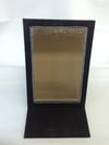 DERİ KAPLAMA MÜCEVHER MAĞAZALARI İÇİN MASAÜSTÜ AYNA, LEATHER COVERED FOLDABLE  DESKTOP MIRROR FOR JEWELRY SHOPS