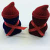 KADİFE KARDAN ADAM YÜZÜK KUTUSU, VELVET SNOWMAN JEWELRY RING BOX , SUEDE SNOWMAN JEWELRY RING BOX