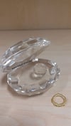 İSTİRİDYE KRİSTAL GÖRÜNÜMLÜ CAM TAŞ , SHELL JEWELRY DISPLAY 