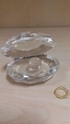 İSTİRİDYE KRİSTAL GÖRÜNÜMLÜ CAM TAŞ , SHELL JEWELRY DISPLAY 