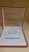 KADİFE CAM GÖRÜNÜMLÜ TAKIM KUTUSU, VELVET & SUEDE SET BOX WITH WINDOW