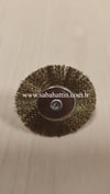 MANDRENLİ  BÜYÜK ÇAPI 4CM SARI TEL FIRÇA